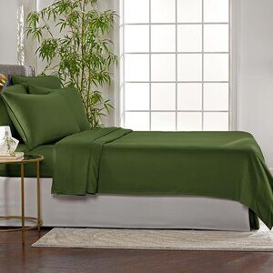 NWT Pure Bamboo Queen Sheets, Genuine 100% Organic Viscose Derived from Bamboo